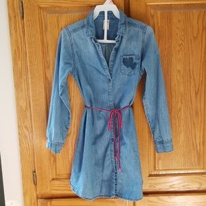 Girls Osh Kosh Jean Dress Size 10